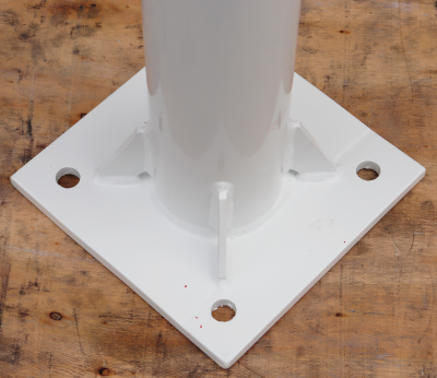 Gefahrenzeichen Baken mit Toppzeichen Detail