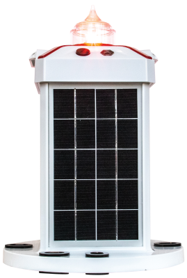 Solarkompaktlaterne SolaMAX-3A rot