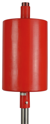 Gefahrenzeichen Toppzeichen Zylinder rot